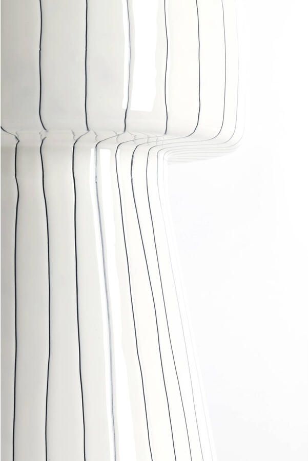 Light & Living Bijzettafel Dakwa 29cm Wit Zwart Rond - Foto 3