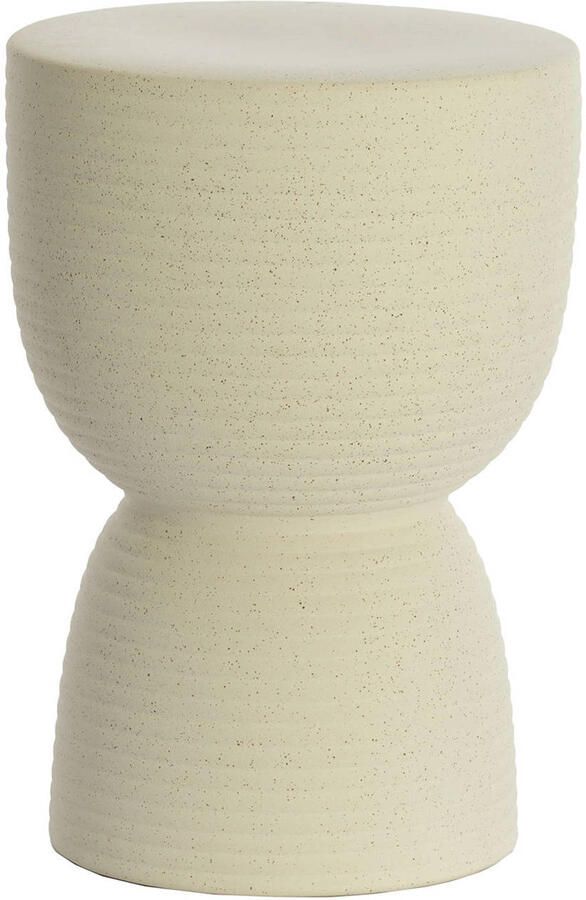 Light & Living Light&living Kruk Ø28 5x42 cm FINCA keramiek glans crème+bruin - Foto 3