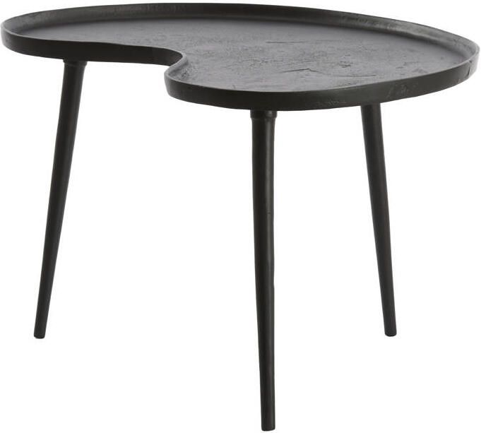 Light & Living Bijzettafel Lienz 67 x 49cm Mat Zwart - Foto 3