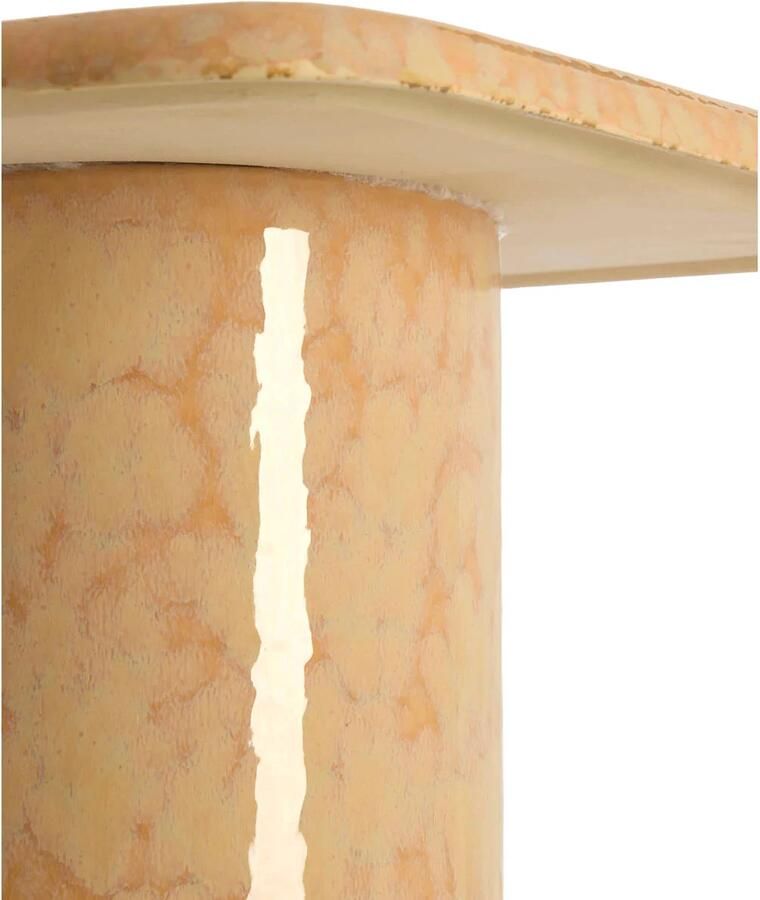 Light & Living Light&living Bijzettafel 40x40x48 cm LUARCA keramiek licht perzik - Foto 3