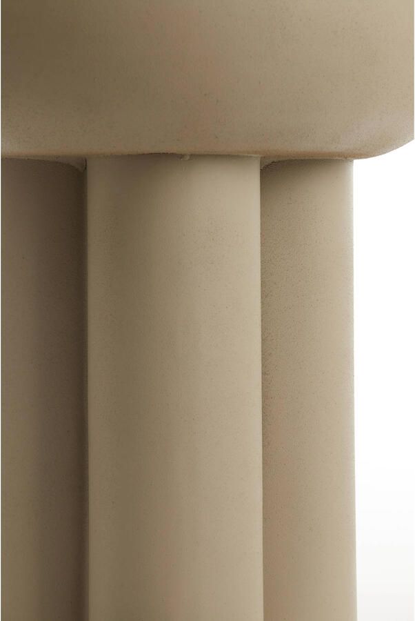 Light & Living Light&living Bijzettafel Ø46x50 cm MIKOLA mat licht grijs - Foto 4