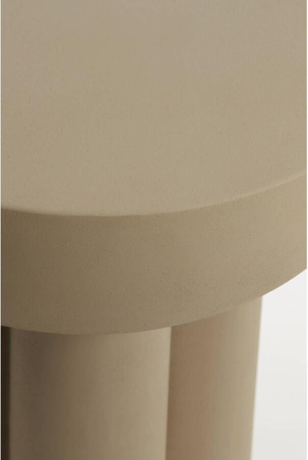 Light & Living Light&living Bijzettafel Ø46x50 cm MIKOLA mat licht grijs - Foto 3