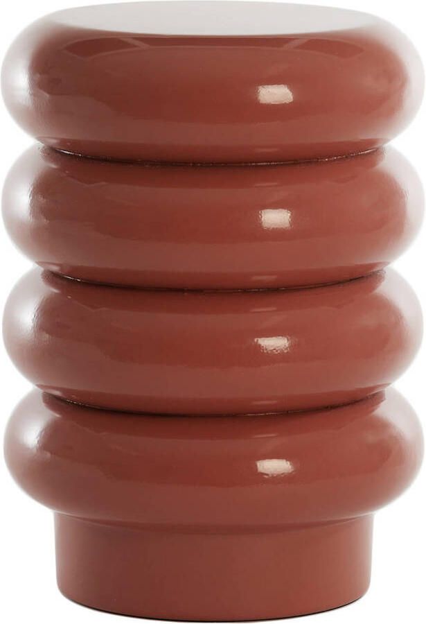 Light & Living Bijzettafel Mirogi Rood Ø30cm Modern - Foto 3