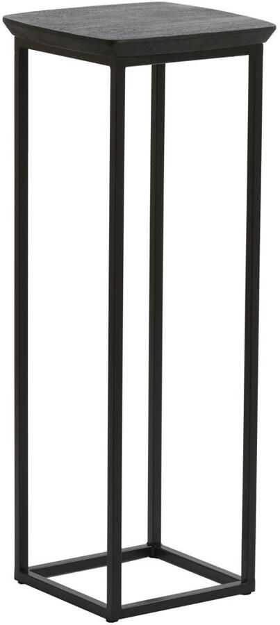 Light & Living Light&living Zuil S 2 30x30x80+35x35x100 cm QUENZA acacia hout zwart+zwrt - Foto 2