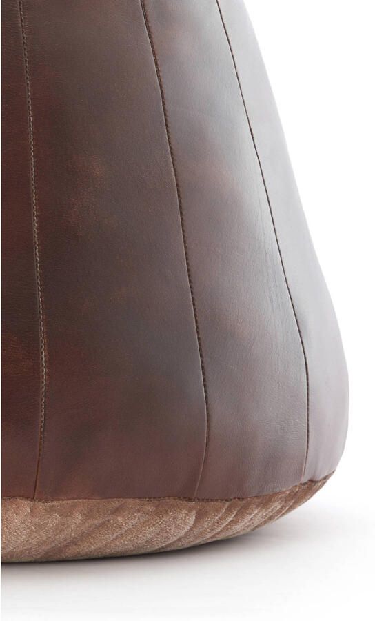Light & Living Poef Dovio Bruin Ø56x42cm Bohemian - Foto 3