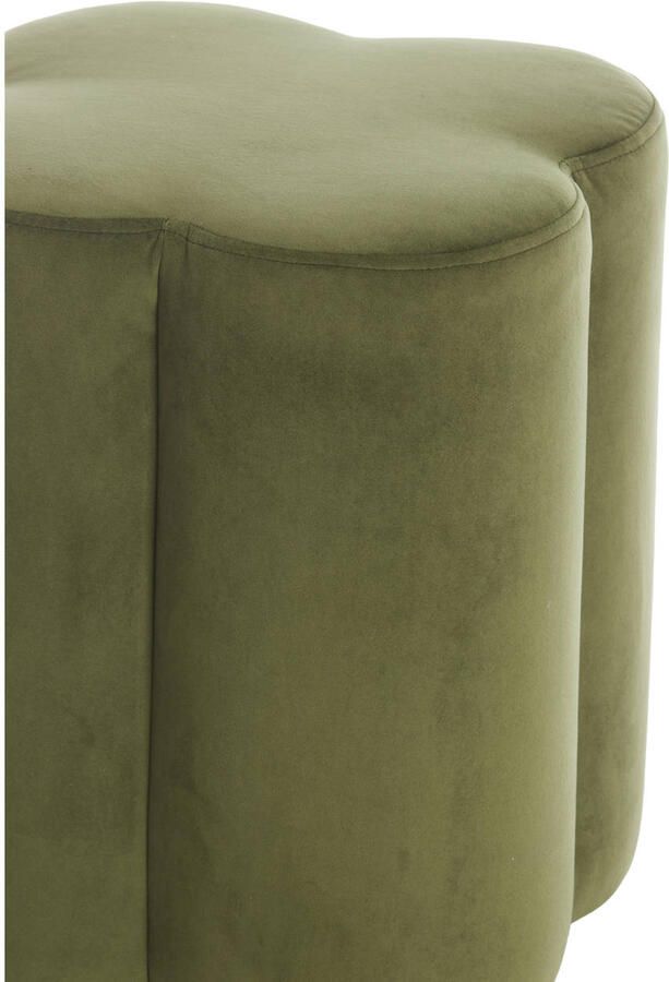 Light & Living Light&living Poef 38x38x45 cm NALANI olijf groen