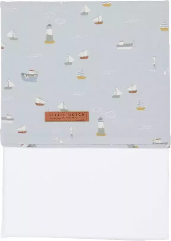 Little Dutch baby wieglaken Sailors Bay Blue 70x100 cm