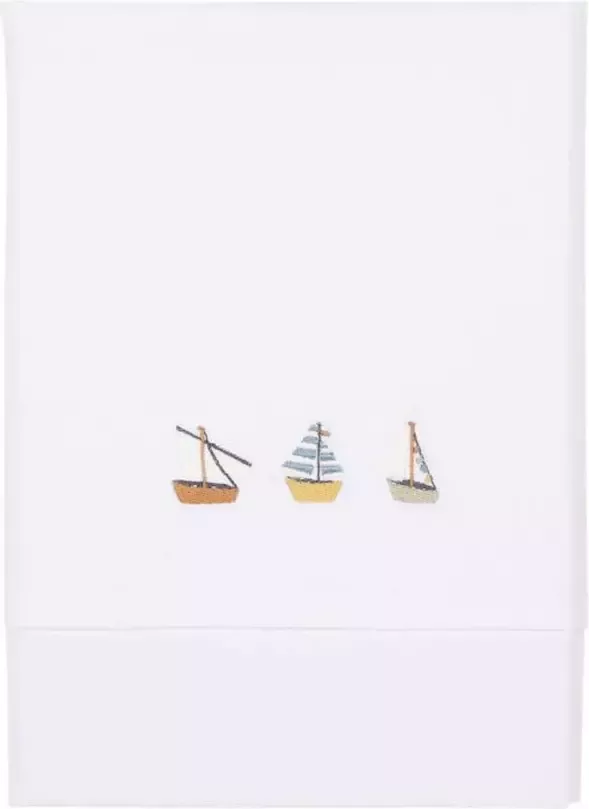 Little Dutch baby wieglaken Sailors Bay geborduurd 70x100 cm