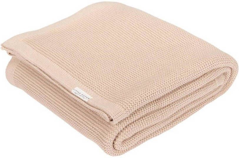 Little Dutch gebreide ledikantdeken Beige