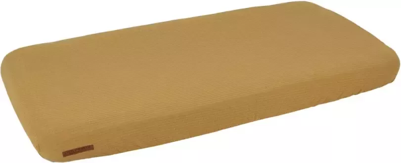 Little Dutch katoenen wieg hoeslaken 40x80 cm Pure Ochre