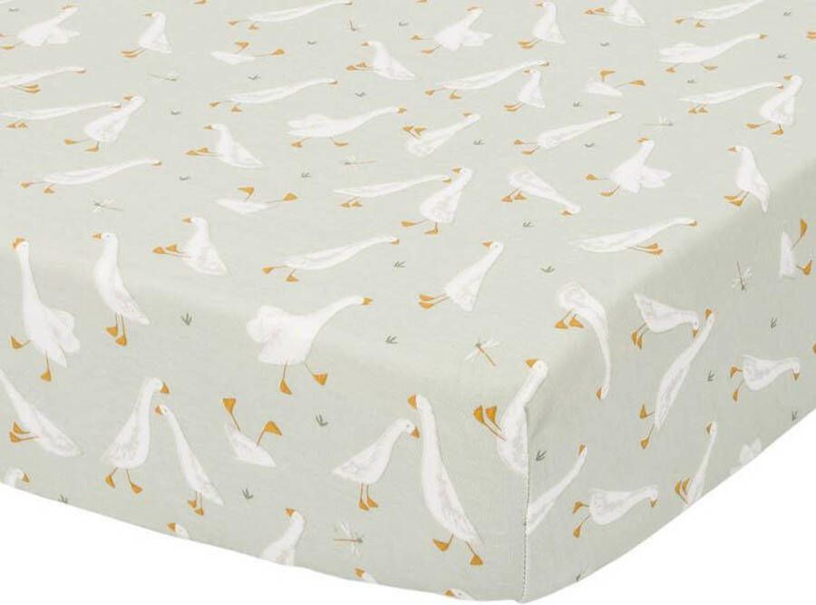 Little Dutch katoenen wieg hoeslaken Little Goose 40x80 cm