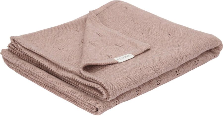 Little Dutch Ledikantdeken Maat Ledikant Deken Meisjes Pink Blush Roze Pure