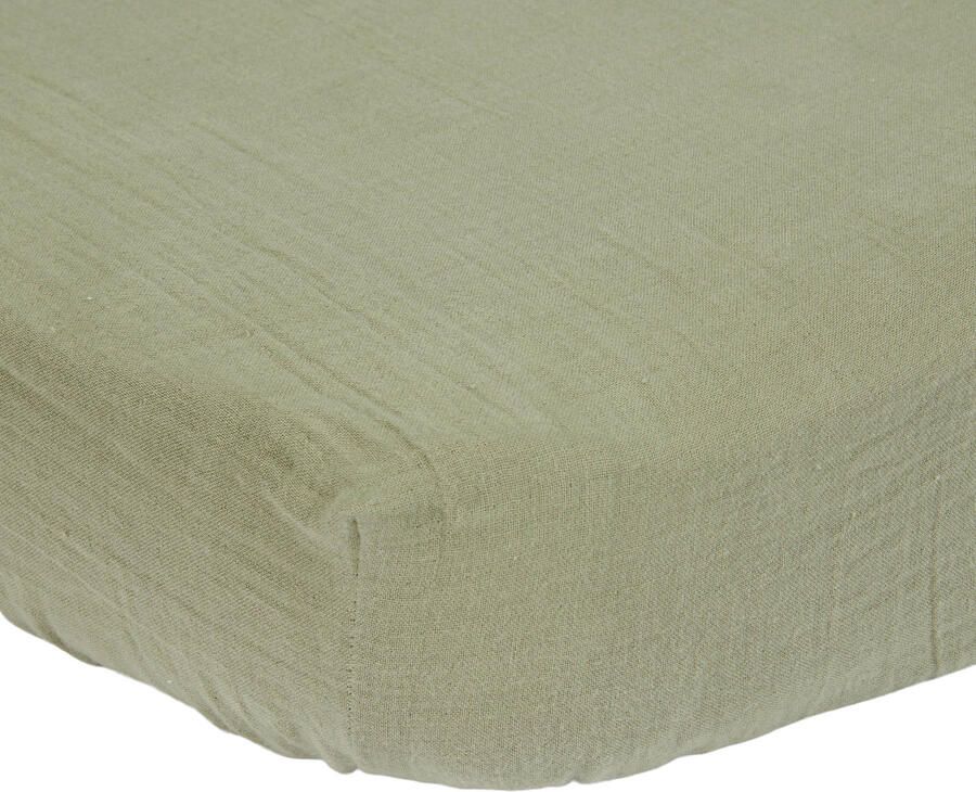 Little Dutch hydrofiele wieghoeslaken olive