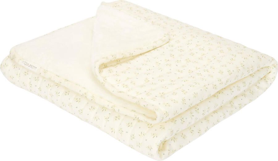 Little Dutch ledikantdeken Blueberry Leaves