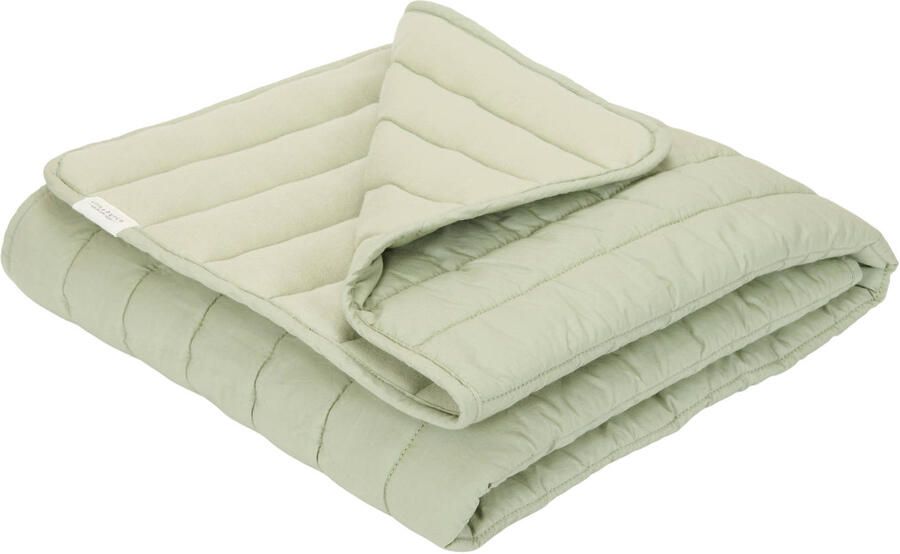 Little Dutch Ledikant deken Groen Essentials Blueberry Leaves