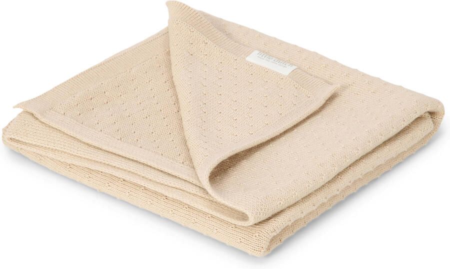 Little Dutch wiegdeken gebreid Pure Soft Beige
