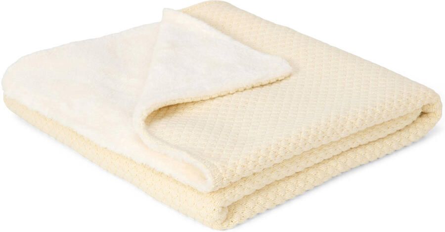 Little Dutch wiegdeken gebreid Pure Soft White