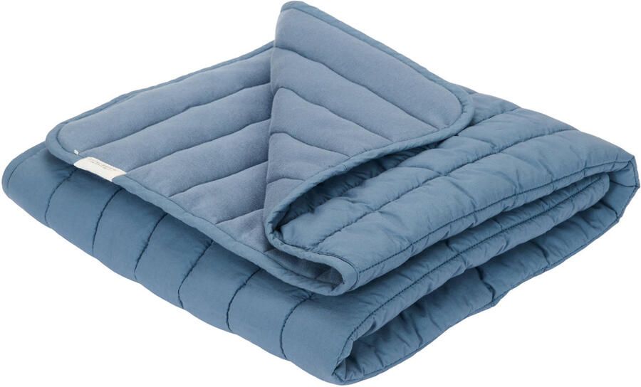 Little Dutch Ledikant deken Blauw Forest Friends