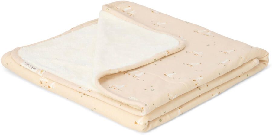 Little Dutch wiegdeken fleece Little Goose beige - Foto 1