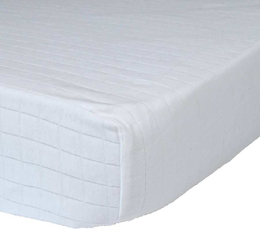 Lodger ledikant hoeslaken Slumber Solid Cloud Dancer offwhite