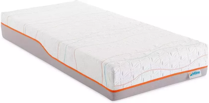 M line Slow Motion 7 80 x 210 cm Traagschuim matras Koudschuim matras Clima Support Body Adapt Air Release Goede ventilatie 7 comfortzones Soft matras