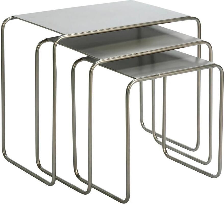 Madam Stoltz bijzettafel (set van 3) metaal