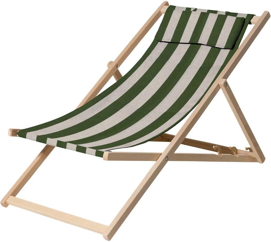 Madison houten strandstoel (120x55 cm)