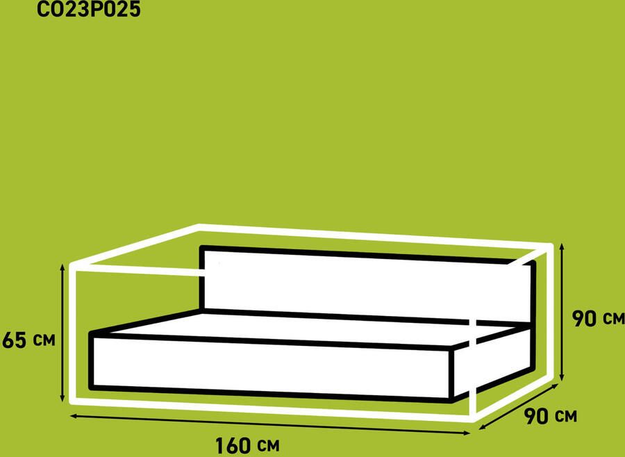 Madison loungesethoes (160x90xh90 65cm)