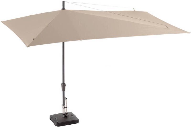 Coppens Madison Asymetric sideway parasol 360 x 220 cm polyester Ecru