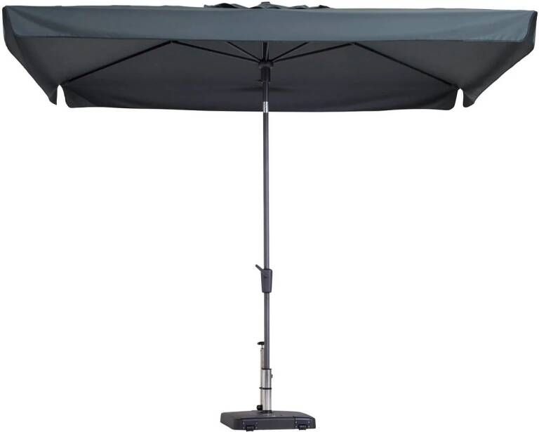 Madison stokparasol Delos Luxe Grey 200x300 cm.