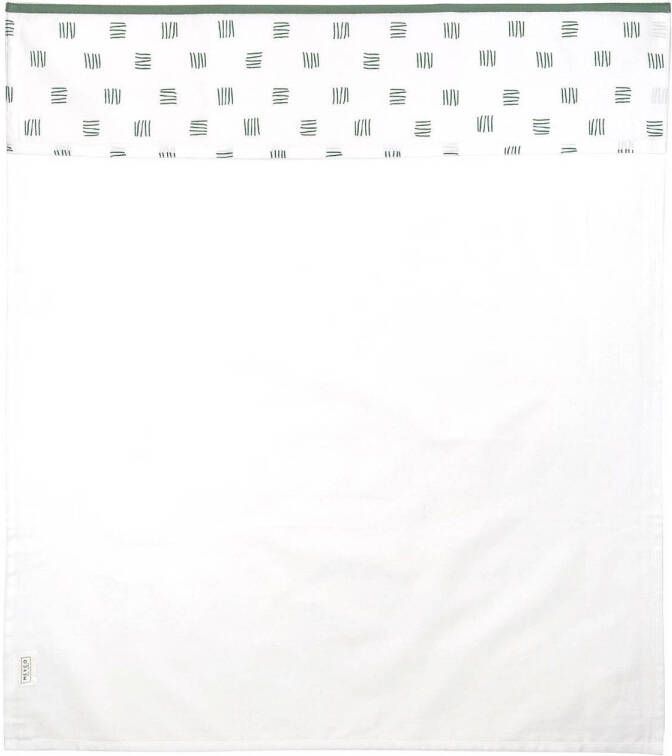 Meyco baby ledikantlaken 100x150 cm block stripe forest green
