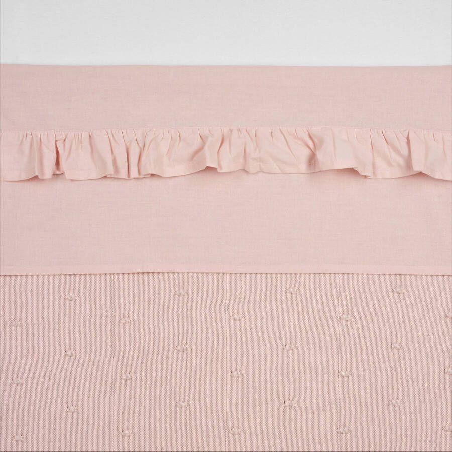 Meyco baby ledikantlaken Ruffle 100x150 Soft Pink - Foto 2
