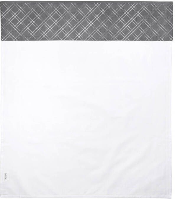 Meyco baby wieglaken Double diamond 75x100 cm grijs - Foto 2