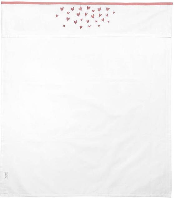 Meyco baby wieglaken Hearts old pink