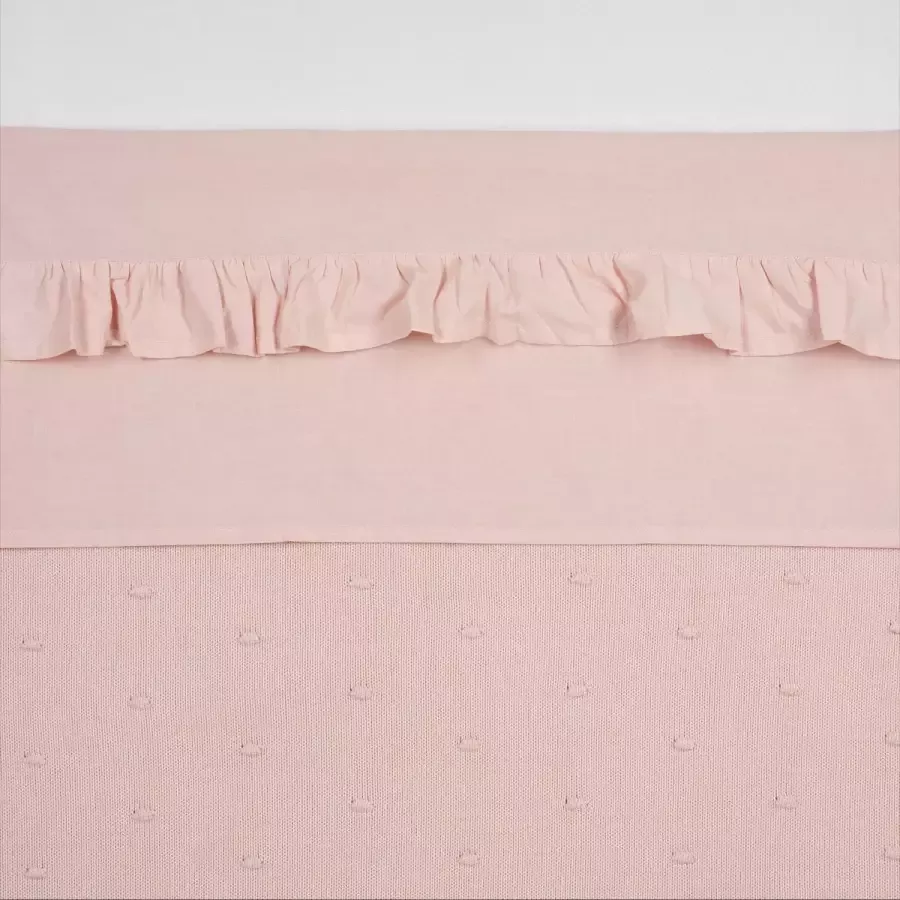Meyco baby wieglaken Ruffle 75x100 Soft Pink - Foto 1