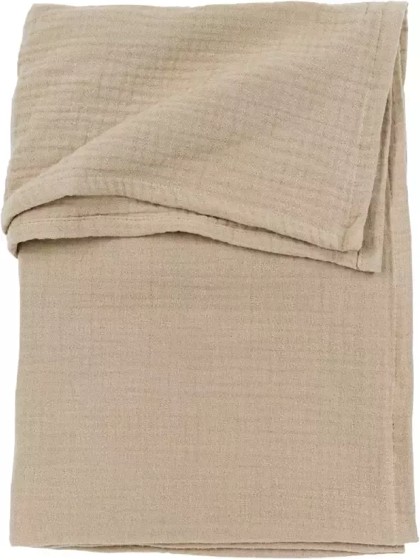 Meyco hydrofiele baby wieglaken 75x100 cm sand