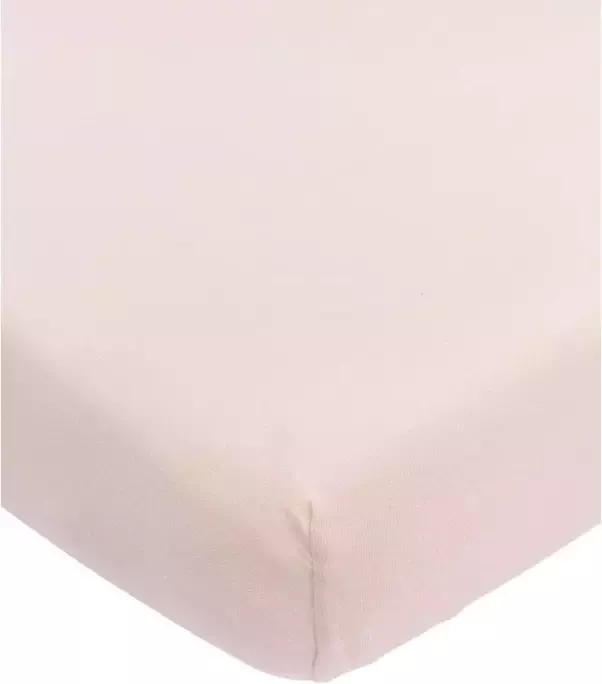 Meyco katoenen jersey juniorbed hoeslaken 70x140 150 cm Soft Pink