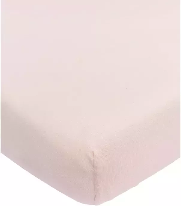 Meyco katoenen jersey ledikant hoeslaken 60x120 cm Soft Pink - Foto 3