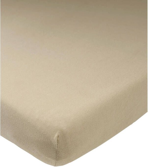 Meyco katoenen junior hoeslaken 70x140 150 cm taupe - Foto 2