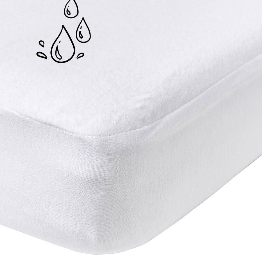 Meyco katoenen molton pu waterdicht hoeslaken 70x140 150 cm