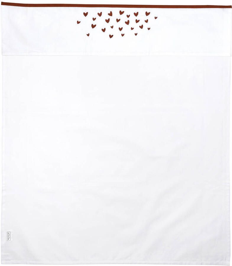 Meyco baby wieglaken Hearts 75x100 cm camel - Foto 2