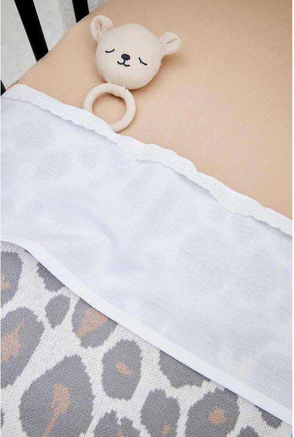Meyco baby wieglaken Lace 75x100 White - Foto 2