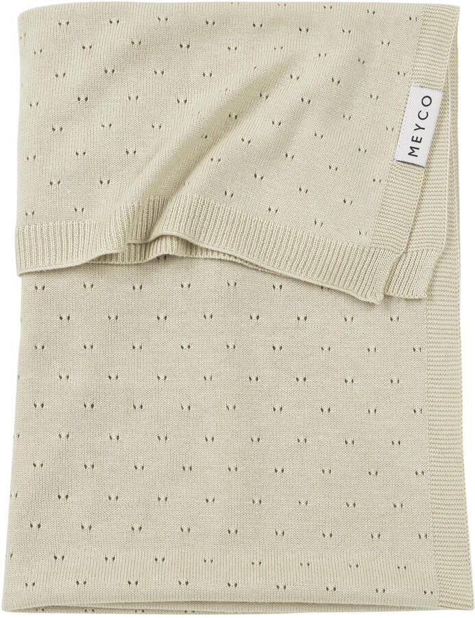 Meyco bamboe ledikantdeken Ajour Soft sand - Foto 3