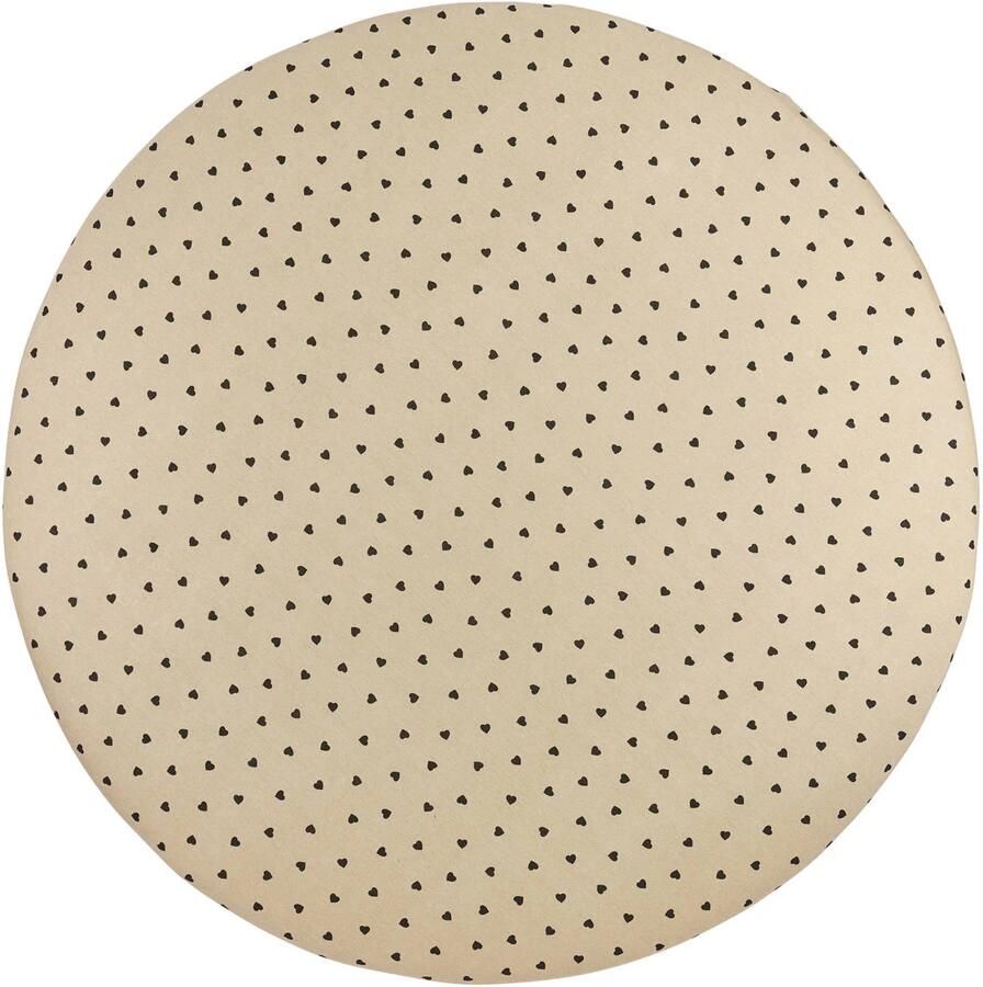 Meyco boxmatras hoeslaken Sweet Heart soft sand black