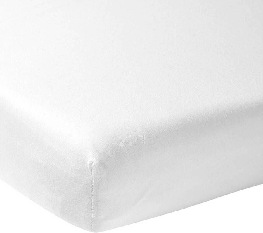 Meyco hoeslaken boxmatras 75x95 cm wit