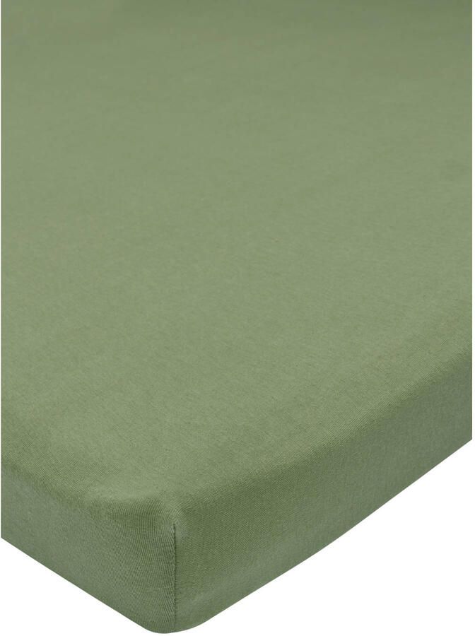 Meyco hoeslaken boxmatras groen - Foto 3