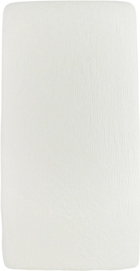 Meyco hoeslaken ledikant pre-washed hydrofiel offwhite 60x120cm - Foto 2