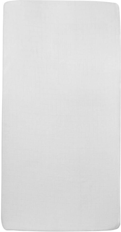 Meyco hydrofiel hoeslaken ledikant white - Foto 2