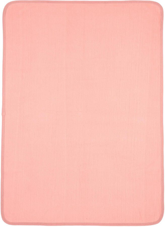 Meyco Jacquard flanel wiegdeken rose - Foto 2