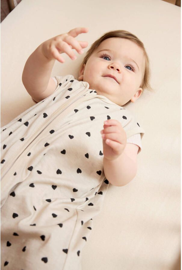 Meyco jersey hoeslaken juniorbed set van 2 soft sand